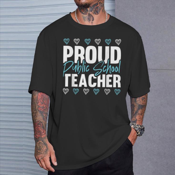 Education Proud Public School Teacher Job Profession T-Shirt Gifts for Him