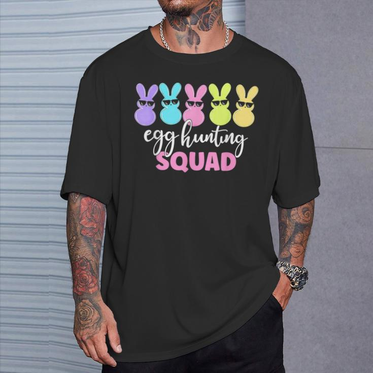 Egg Hunting Squad Crew Family Happy Easter Bunny Womens T-Shirt Gifts for Him