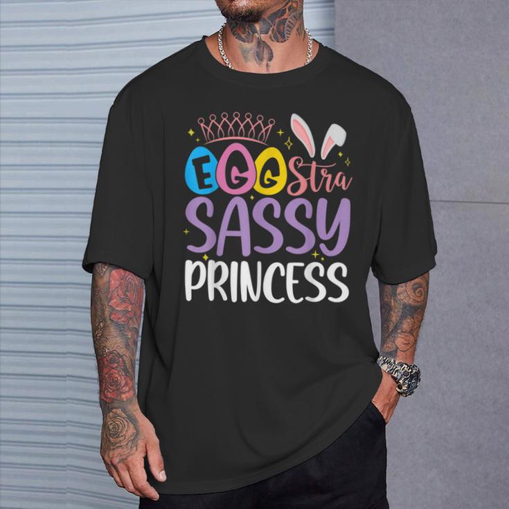 Egg-Stra Sassy Princess Happy Easter Cute For Little Girls T-Shirt Gifts for Him