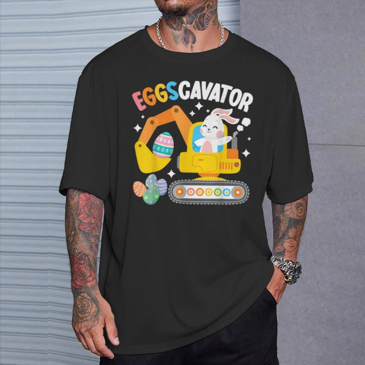 Eggscavator Easter Egg Hunt Construction Truck Toddler Boys T-Shirt Gifts for Him