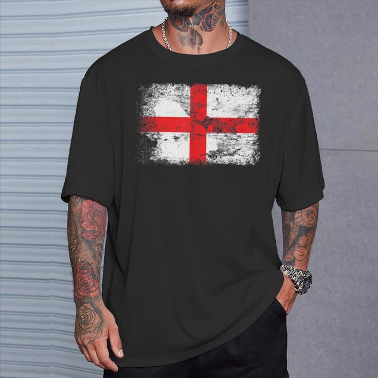 England Flag Cross Of Saint George Flag T-Shirt Gifts for Him