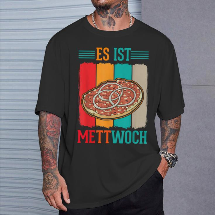 Es Ist Mettwoch Mett Mettigel Mett Brunchen S T-Shirt Geschenke für Ihn