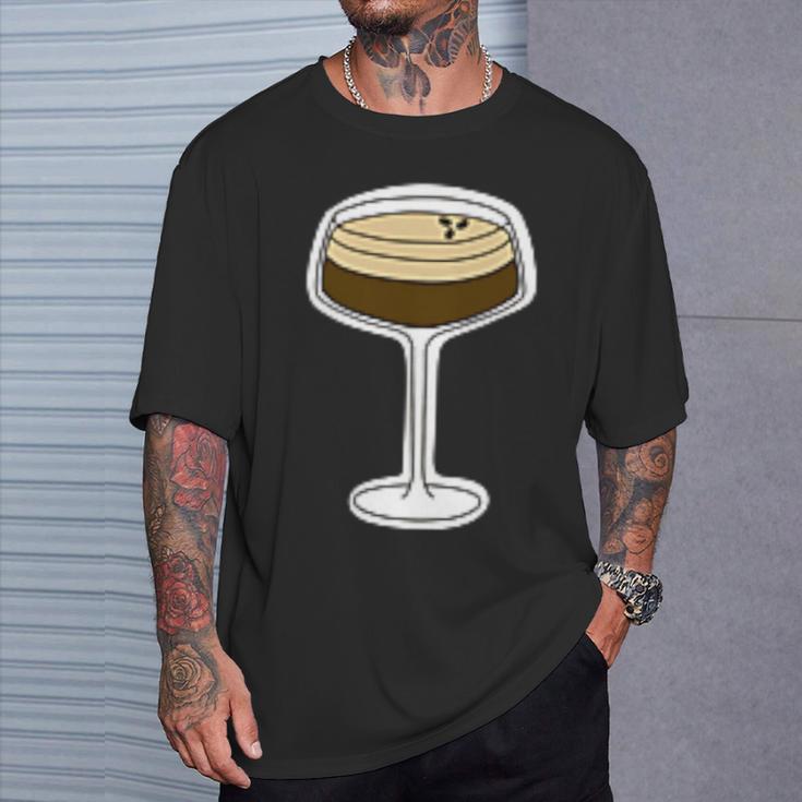 Espresso Martini Logo T-Shirt Geschenke für Ihn