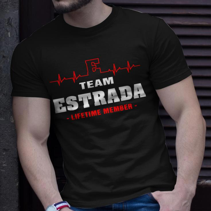Estrada Surname Family Name Team Estrada Lifetime Member T-Shirt Gifts for Him