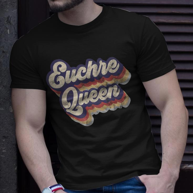 Euchre Queen Euchre Card Game Player Vintage Euchre T-Shirt Gifts for Him