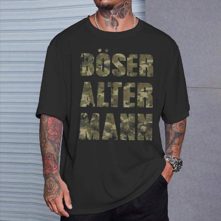 Evil Old Man Cool Camouflage Motif For T-Shirt Geschenke für Ihn