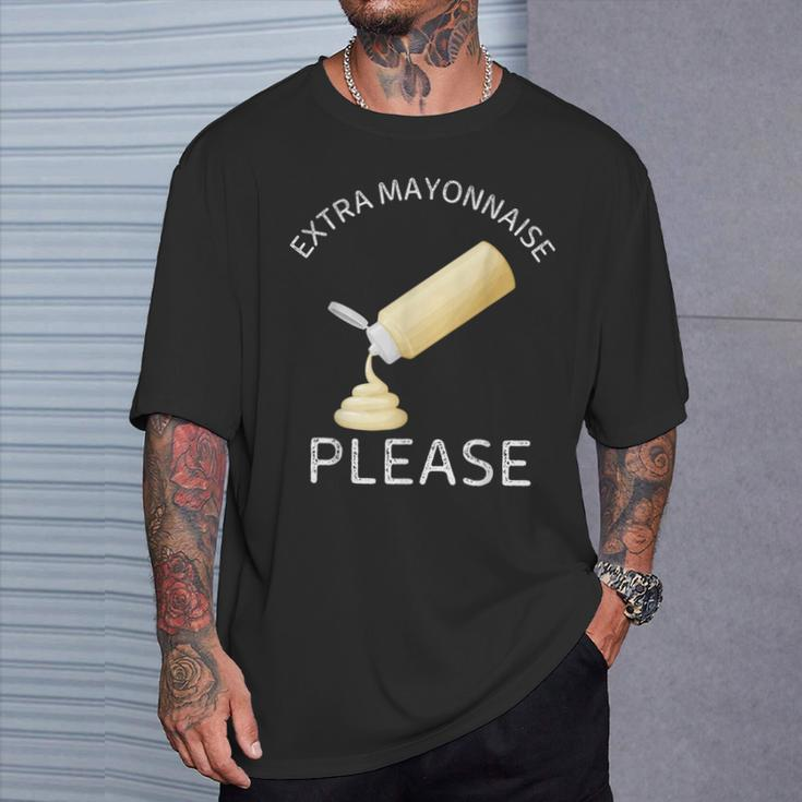 Extra Mayonnaise Please Vintage Food Lover T-Shirt Gifts for Him