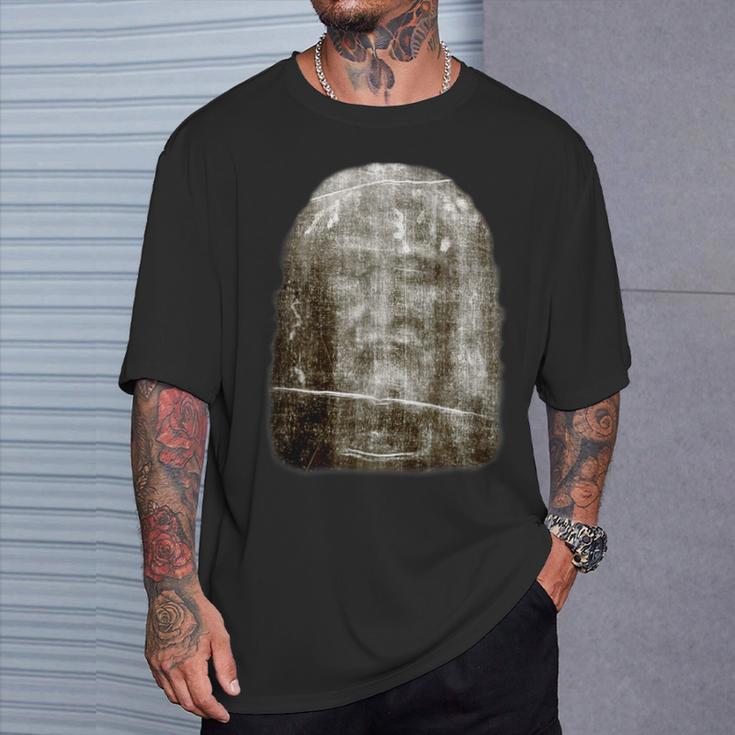 Face Of Our Lord Jesus Christ From The Holy Shroud Of Turin T-Shirt Gifts for Him