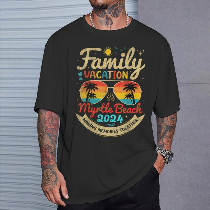 Family Vacation Myrtle Beach 2024 Making Memories Vacation T-Shirt Gifts for Him