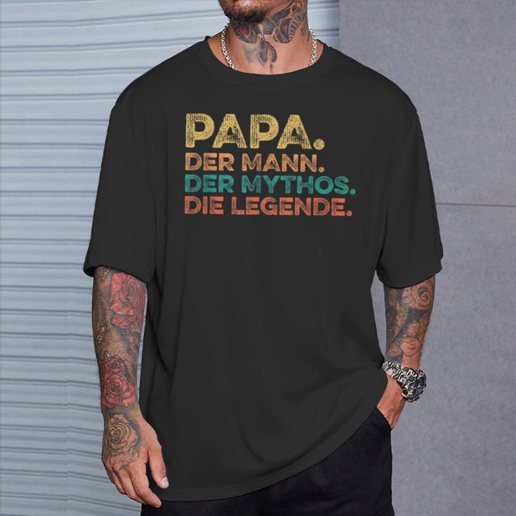 Father's Day Birthday Papa Der Mann Der Mythos Die Legend T-Shirt Geschenke für Ihn