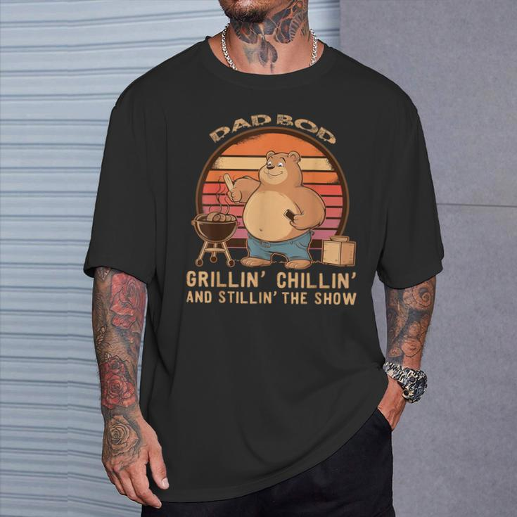 Fathers Day Dad Bod Bear T-Shirt Gifts for Him