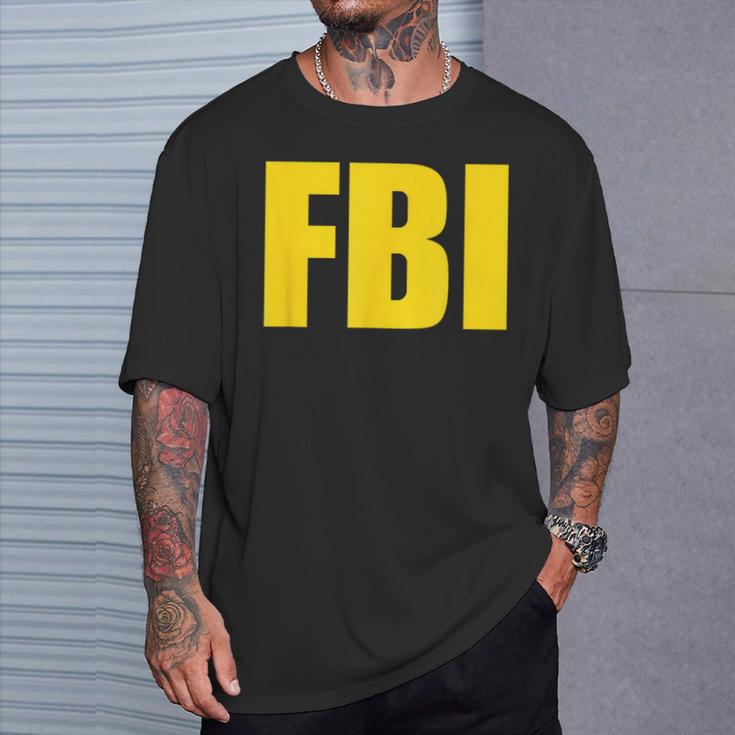 Fbi Federal Bureau Of Investigation Logo T-Shirt Geschenke für Ihn