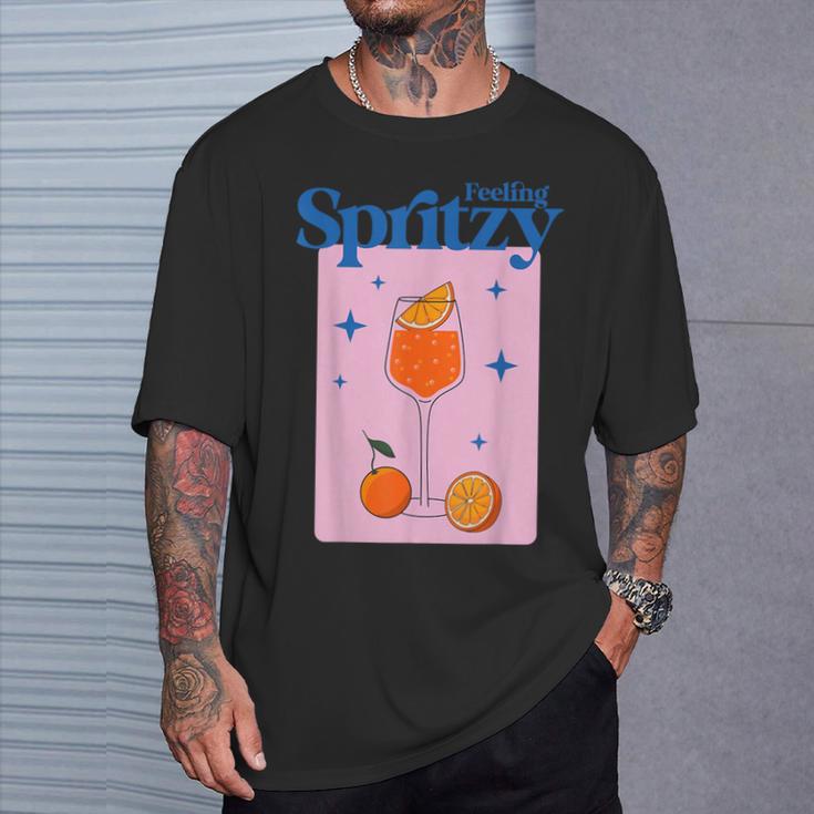 Feeling Spritzy X Hallöchen Aperoliker T-Shirt Geschenke für Ihn