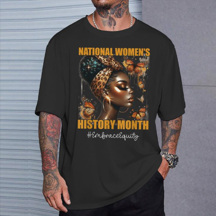 Feminist National Women's History Month 2024 Embrace Equity T-Shirt Gifts for Him