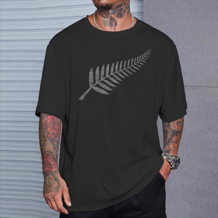 Fern New Zealand Slang For Kiwis Maori Nz New Zealand T-Shirt Geschenke für Ihn