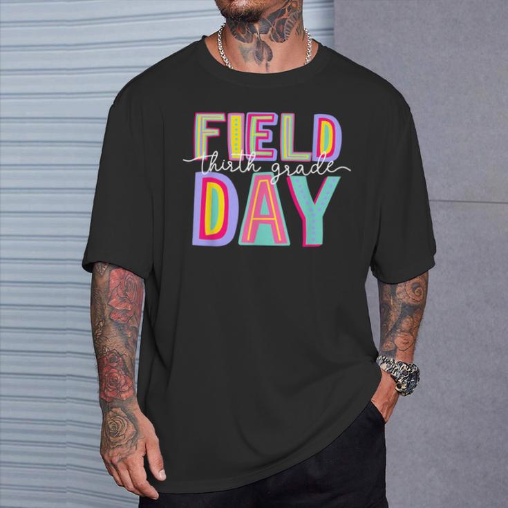 Field Day Fun Day Third Grade Field Trip Student Teacher T-Shirt Gifts for Him