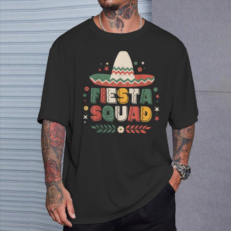 Fiesta Squad Family Matching Cinco De Mayo T-Shirt Gifts for Him
