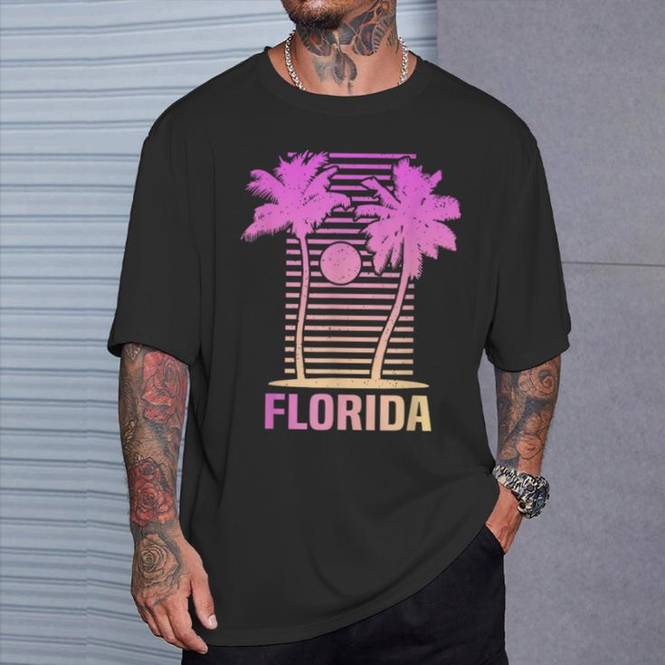 Florida Sunset Colors Aesthetic Classic T-Shirt Gifts for Him