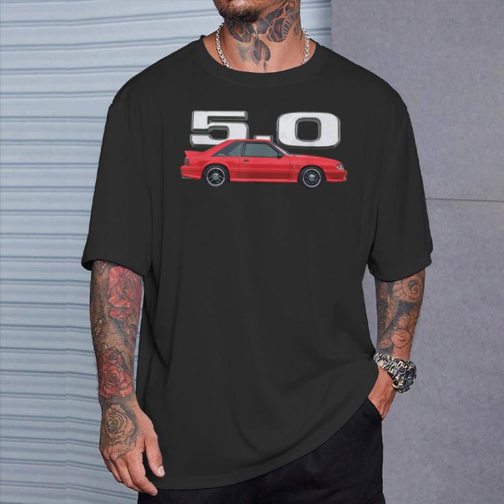 Foxbody 50-Liter Performance Red T-Shirt Gifts for Him