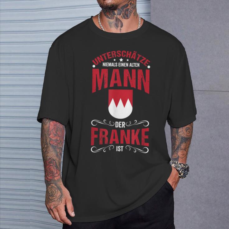 Franke Fränkisch Dialect Franken Bayern Frankenland T-Shirt Geschenke für Ihn