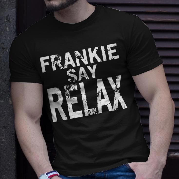 Frankie Say Relax Men T-Shirt Gifts for Him