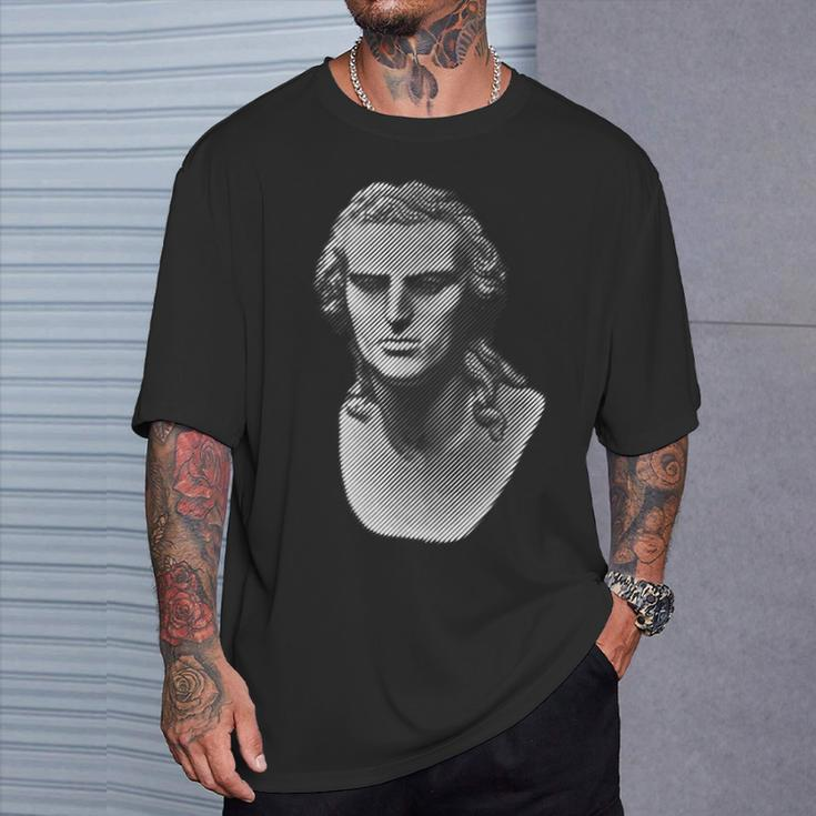 Friedrich Schiller Portrait T-Shirt Geschenke für Ihn