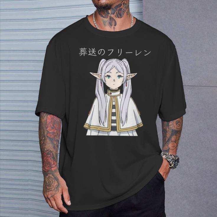 Frieren Beyond Journey's End Isekai Anime Manga Video Game T-Shirt Gifts for Him