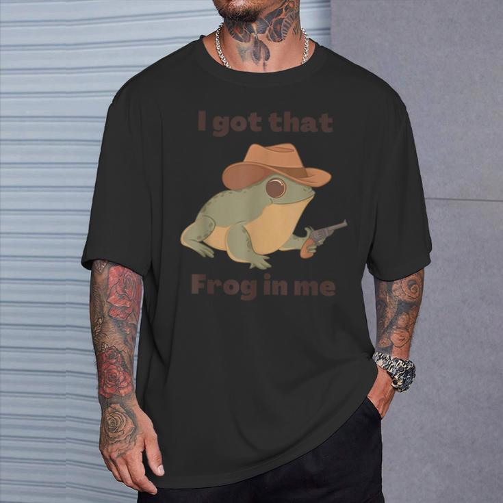 I Got That Frog In Me Apparel T-Shirt Gifts for Him