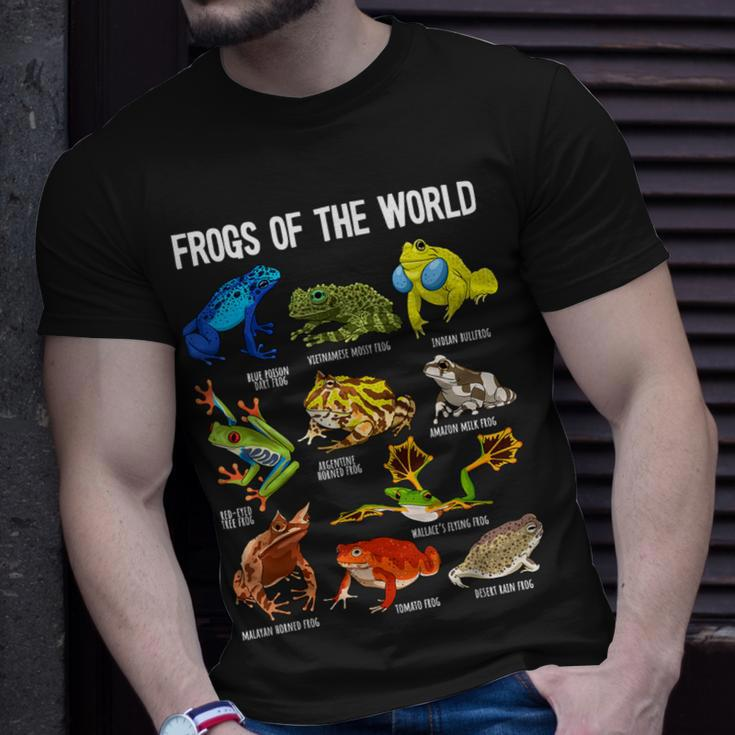 Frog Lover Types Of Frogs Frog Catcher Herpetology Frog T-Shirt Gifts for Him