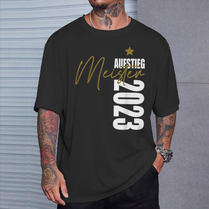 Fußball Meister 2023 Liga-Aufsteiger Team Handball Schwarzes T-Shirt Geschenke für Ihn