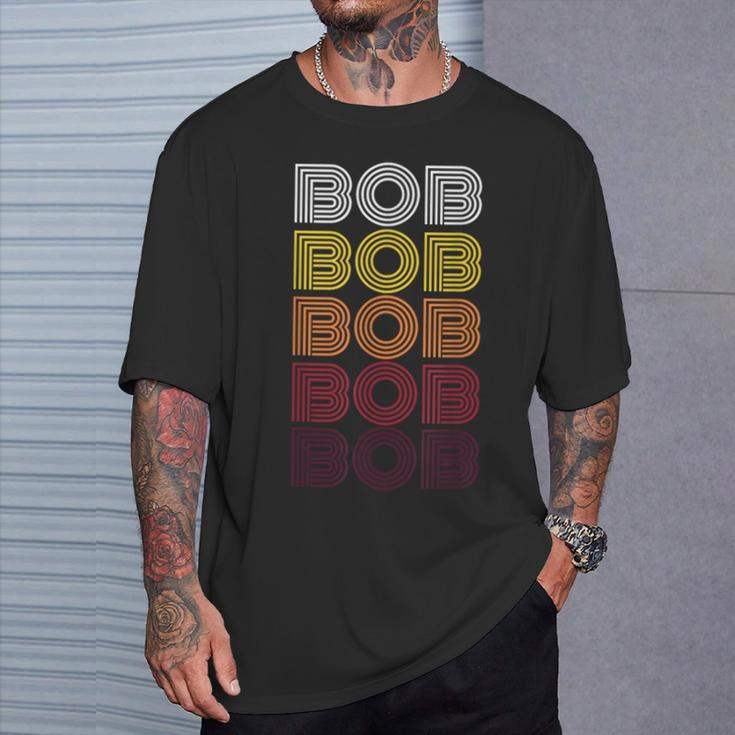 Bob First Name Vintage Bob T-Shirt Gifts for Him