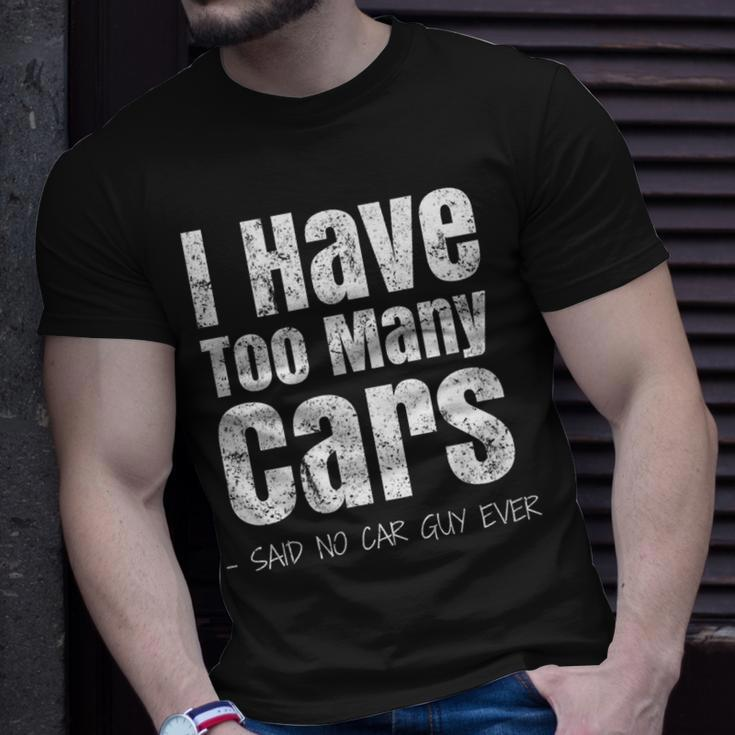 Car Guy I Have Too Many Cars Vintage T-Shirt Gifts for Him