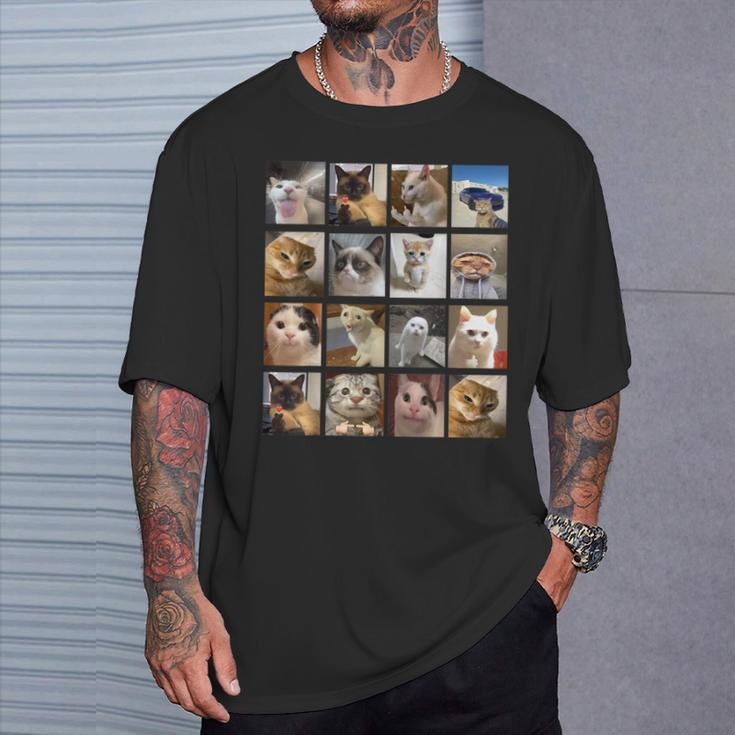 Cat Memes Kitty Cat Meme T-Shirt Gifts for Him