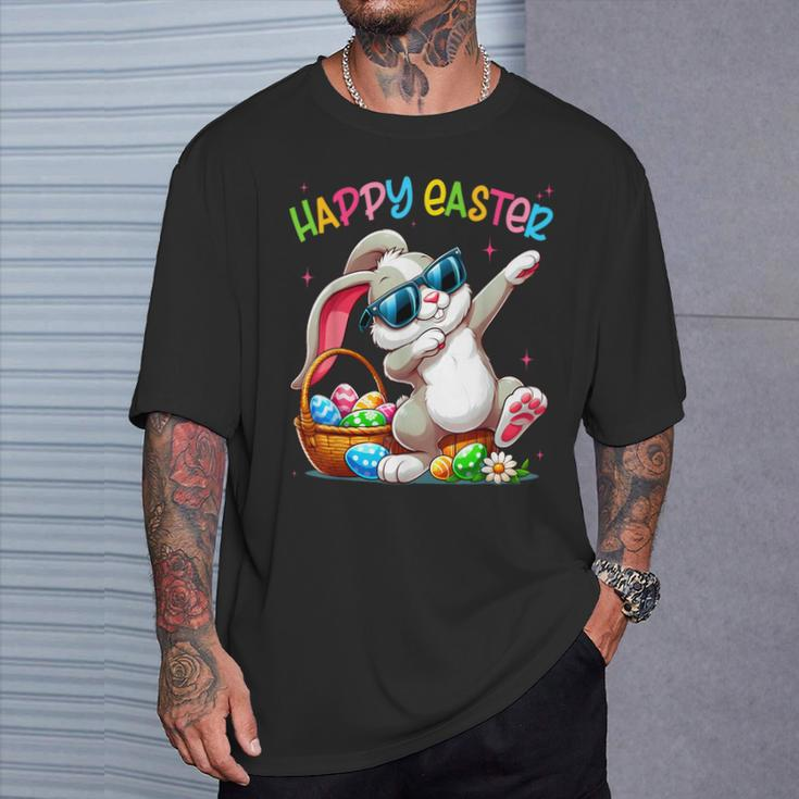 Dabbing Bunny Easter Happy Easter For Boys Girls Adult T-Shirt Gifts for Him