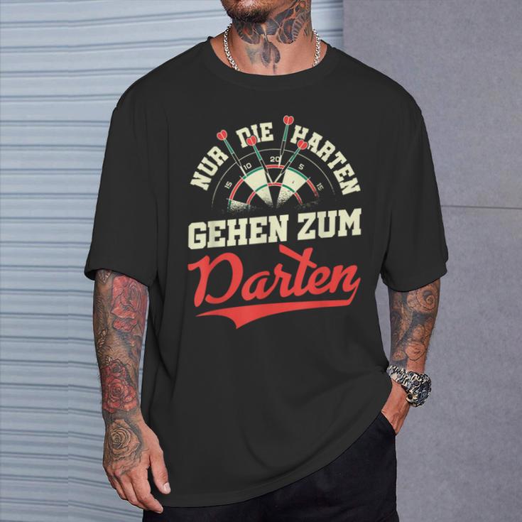 Dart Nur Die Harten Gehen Zum Darten T-Shirt Geschenke für Ihn