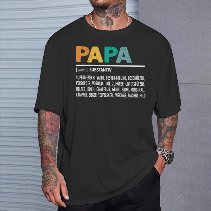 Definition Papa Besterater Der Welt S T-Shirt Geschenke für Ihn