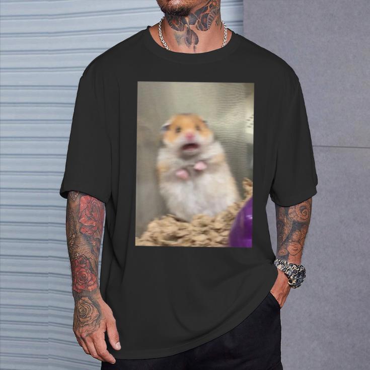 Hamster Schreit I Thank You Meme T-Shirt Geschenke für Ihn