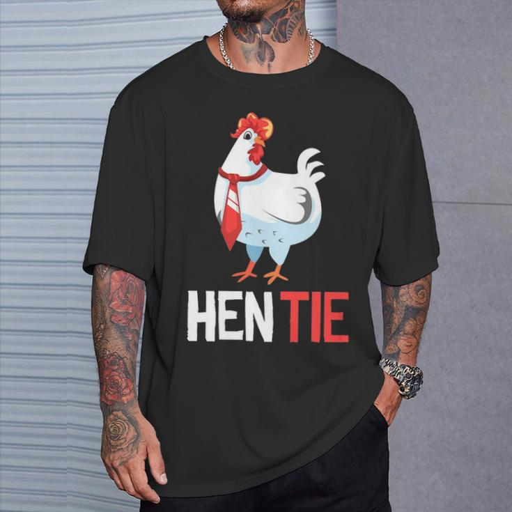 Hen Tie For Men Women Chicken Japanese Anime T-Shirt Gifts for Him
