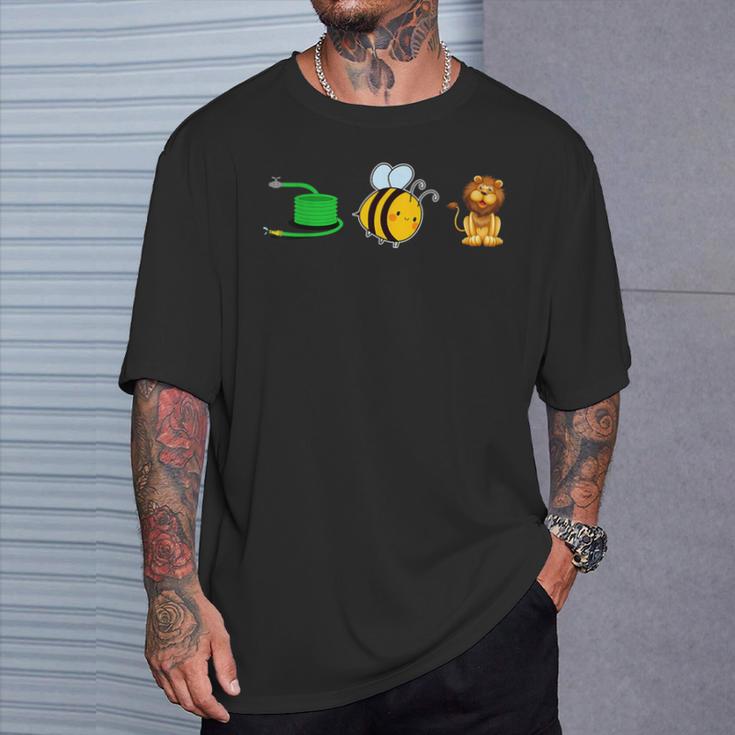 Hose Bee Lion I Am A Beekeeper T-Shirt Gifts for Him