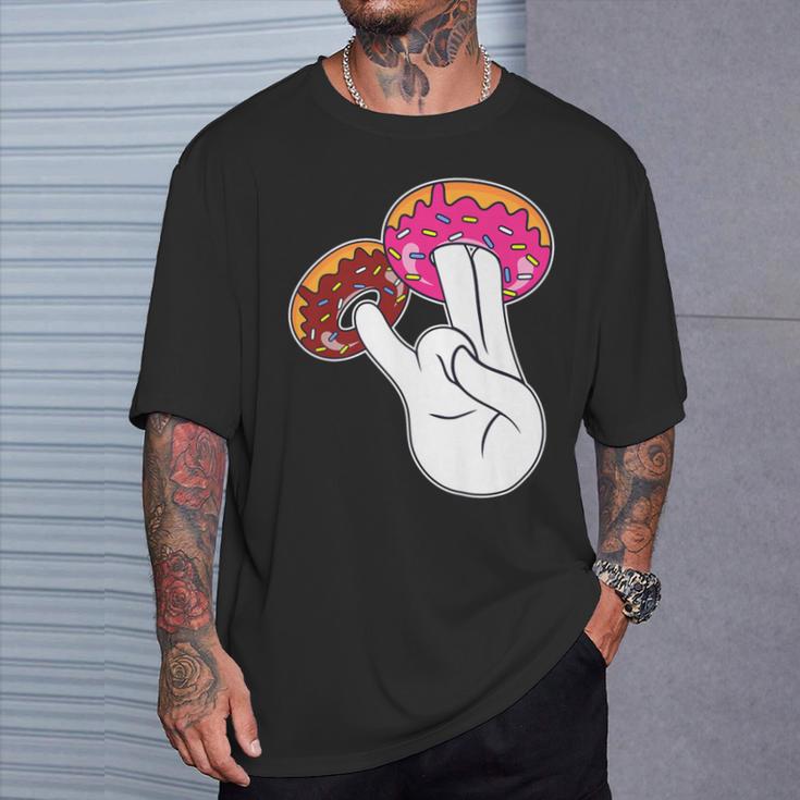 Inappropriate And Embarrassing Dirty Adult Humor Donut T-Shirt Gifts for Him