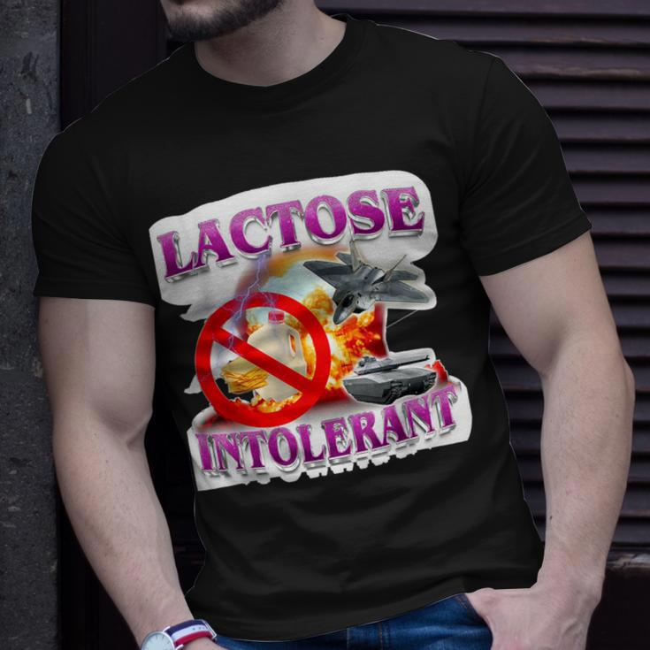 Lactose Humor Meme Tolerant Explosion T-Shirt Gifts for Him