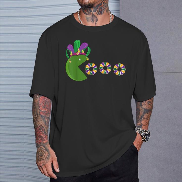 Mardi Gras Hat Eating King Cakes Mardi Gras T-Shirt Gifts for Him