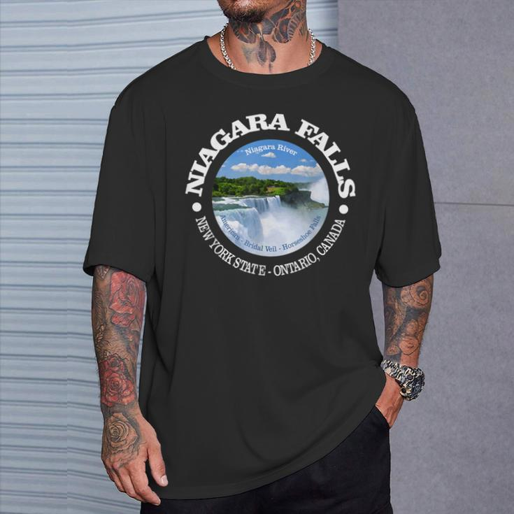 Niagara Falls Niagara River New York State Canada T-Shirt Gifts for Him