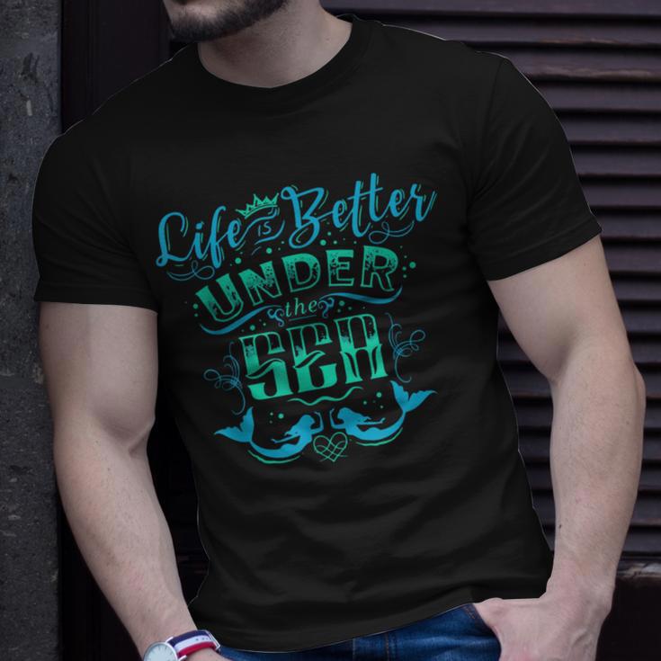 Ocean Mermaid Life Under The Sea Summer Vacation T-Shirt Gifts for Him