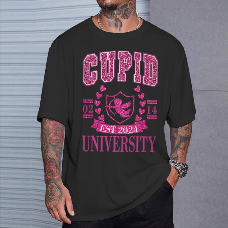 Old Fashioned Cupid University Est 1823 Valentines Day T-Shirt Gifts for Him