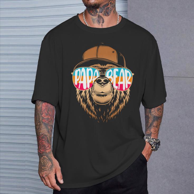 Papa Bearatertag Für Papa Der Lustige Papa Bear Sagt T-Shirt Geschenke für Ihn