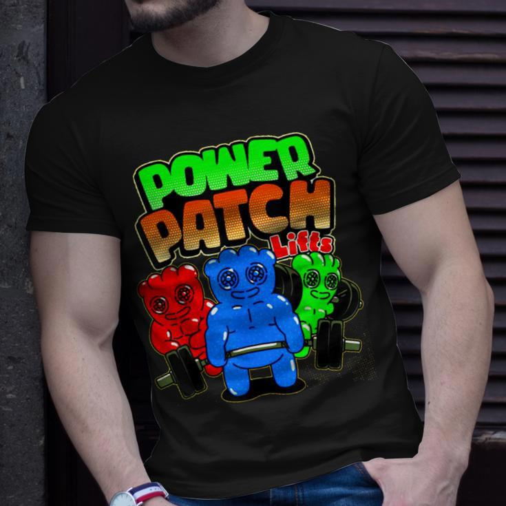 Power Patch Lifts Weightlifting Bodybuilding Workout T-Shirt Gifts for Him