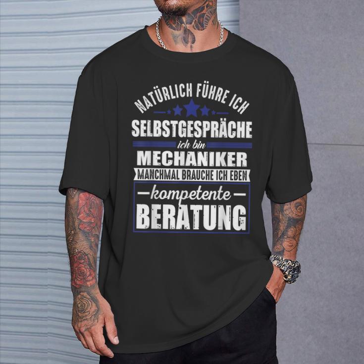 Saying Mechanic Kompetente Beratung Screws T-Shirt Geschenke für Ihn