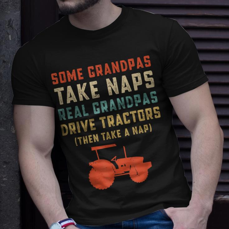 Tractor Retro Vintage For Grandpa Drive Tractor T-Shirt Gifts for Him