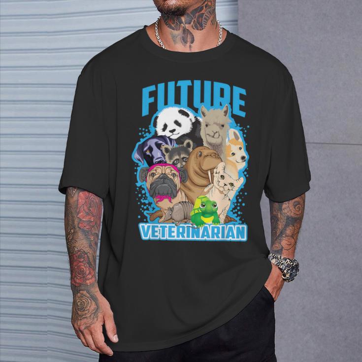 Future Veterinarian Cool Aspiring Vets T-Shirt Gifts for Him